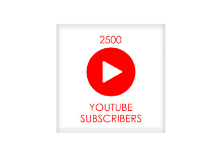 2500 youtube subscribers