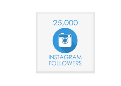 25000 instagram followers