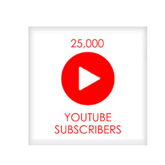 25,000 youtube subscribers