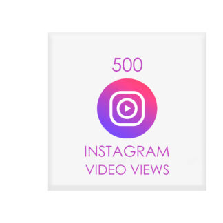 500 instagram video views