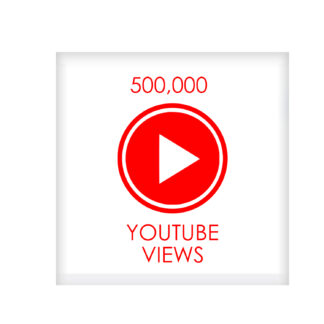 500,000 youtube VIEWS